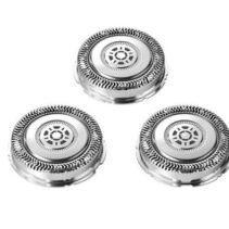 Philips Pack de 3 Cabezales de Recambio para Afeitadoras Series 5000 y 7000 - Cuchillas Autoafilables - Seguimiento de Contornos - Color Acero