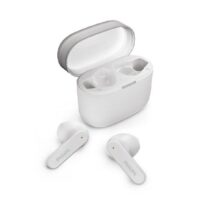 Philips Auriculares Intraurales Inalambricos - Bluetooth 5.3 - Autonomia hasta 28h - TWS - IPX4 - Alcance 10m - Conector USB-C - Color Blanco