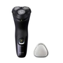 Philips Serie 3000X Afeitadora Inalambrica - Autonomia hasta 40min - Cuchillas Autoafilables - Tapa Protectora - Recargable - Cabezales 3D Flotantes - Color Negro