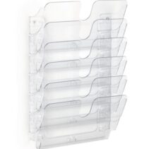 Durable Flexiplus 6 Dispensador para Folletos A4 Horizontal - Transparente