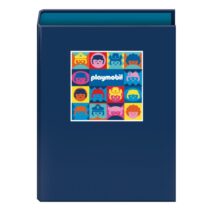 Dohe Playmobil Carpeta de 4 Anillas Mixtas de 40mm - Formato Folio - Cubierta en Carton Forrado Plastificado