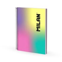Milan Sunset Cuaderno Espiral Formato A4 Pautado 7mm - 120 Hojas de 95 gr/m2 - Microperforado