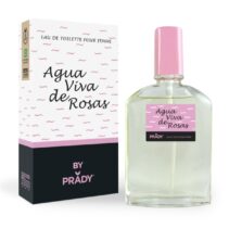 Prady Colonia de Mujer Agua Viva de Rosas - Frasco de 90 ml - Spray Pulverizador