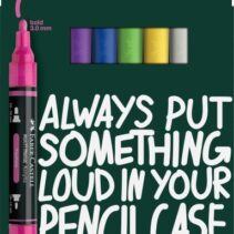 Faber-Castell Multimark Acrylic Pack con 6 Rotuladores Acrilicos Doble Punta - Puntas Redondas de 1mm y 3mm - Tinta Acrilica a Base de Agua - Colores Vibrantes Surtidos