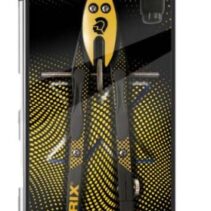 Staedtler Norix 555 Compas Metalico Escolar de Precision - Mecanismo Pulsador y Ajuste por Rueda Central - Color Amarillo/Negro