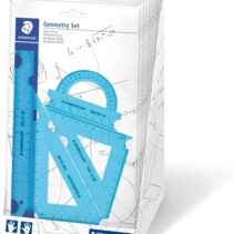 Staedtler Expositor con 18 Packs de Reglas - El Pack incluye Regla Recta 20cm