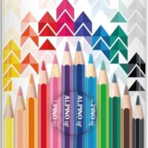 Alpino Up Pack con 12 Lapices de Colores Hexagonales - Mina Premium - Resistente a la Rotura - Colores Surtidos