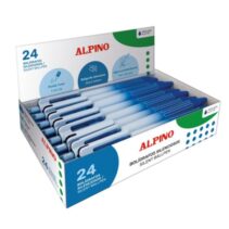 Alpino Boligrafo Retractil Silencioso - Punta 1mm - Agarre Antideslizante - Color Azul