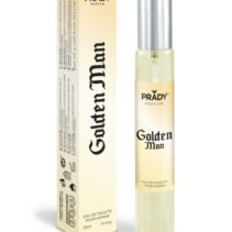Prady Colonia de Hombre Golden Man - Frasco de 33 ml - Spray Pulverizador