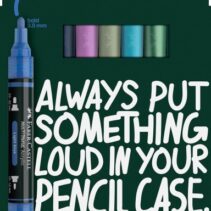 Faber-Castell Multimark Acrylic Tonos Frios Pack con 8 Rotuladores Acrilicos Doble Punta - Puntas Redondas de 1mm y 3mm - Tinta Acrilica a Base de Agua - Colores Tonos Frios Surtidos