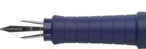 Faber-Castell Poly Ball Flow Edition Buzzing Blue Pluma Estilografica - Ancho del Plumin Medio - Suave al Tacto - Color Azul/Turquesa Degradado