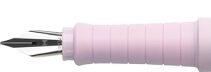 Faber-Castell Poly Ball Flow Edition Blushing Sky Pluma Estilografica - Ancho del Plumin Medio - Suave al Tacto - Color Rosa/Azul Degradado