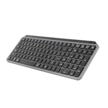 Mars Gaming MK-SILENKEYS Teclado Completo Inalambrico - Bluetooth - Disposicion Portuguesa QWERTY PT - 720mAh - Teclas Silenciosas de Perfil Bajo - Accesos Directos - 384x132x24mm - Color Negro