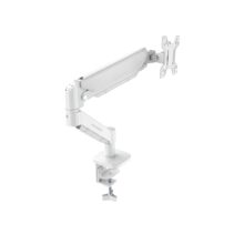 Mars Gaming MARMPRO1 Soporte de Mesa con Brazo Articulado para Monitores hasta 32" - Incluye Accesorios - Articulado 360° - VESA 100x100 - Muelle de Gas - 480x460x115mm - Color Blanco