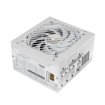 Mars Gaming MPB750PSI Fuente de Alimentacion ATX - 750W - 80 Plus Gold - Ventilador 140mm - Silencioso 12dB - Cableado Modular - Cables Planos Texturizados - 150x160x85mm - Color Blanco