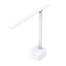 Vention Lampara LED de Sobremesa - Potencia 5W - Autonomia hasta 15h - Bateria Recargable de 1800mAh - Luz LED Regulable - Plegable - Luminosidad 170lm - Color Blanco