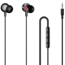 Vention Echo Lite Auriculares Intraurales con Cable de 1.2m - Jack 3.5mm - Microfono Integrado - Altavoz de 12mm - Color Negro
