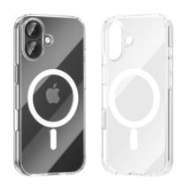 Vention Concise Impact Funda Rigida para Iphone 17 - Anillo Magnetico MagSafe - Compatible con Carga Inalambrica - Resistente al Amarilleo - Color Transparente
