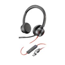 HP Poly Blackwire 8225 Auriculares con Microfono - Cancelacion de Ruido - USB-C/A -  ANC Hibrida Avanzada - Controles en Cable