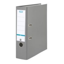 Elba Rado Top Archivador Ancho de Palanca - Formato A4 - Cantoneras Metalicas - Tarjetero con Etiqueta en el Lomo - Cubierta de Polipropileno - Ollao de Aluminio - Color Gris