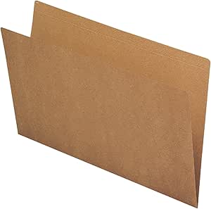 Fade Subcarpetas Simples - Formato Folio - Cartulina Kraft de 170g/m2 - Certificado Ecolabel - Color Marron