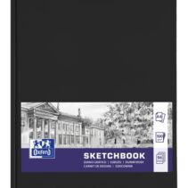 Oxford Oxfart Cuaderno de Bocetos - Formato A4 - 48 Hojas de 100g - Resistente al Borrado - Color Negro