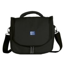 Oxford Young Proof B-Foodie Bolsa Isotermica - Bolsillo Trasero con Cremallera - Asa Superior - Malla Frontal - Base Reforzada - Bolsillos Laterales - Correa Ajustable - Color Negro