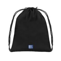 Oxford Young Proof B-Cool Mochila Saco Plano - Apertura Superior - Plastico Reciclado RPET - Bolsillo Interior con Cremallera - Tira Reflectante - Color Negro