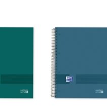 Oxford Cuaderno de Espiral - Formato A4+ - 120 Hojas - Rayado Horizontal 1 Linea - Tapa Extradura - Anti Traspaso de Tinta - Digitalizacion de Textos con App - Colores Surtidos