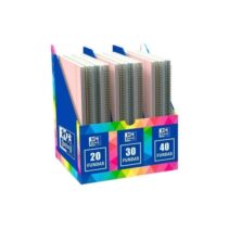 Oxford Live and Go Expositor con 20 Carpetas con Espiral de Fundas - 8 Carpetas de 20 Fundas - 8 Carpetas de 30 Fundas - 4 Carpetas de 40 Fundas - Colores Surtidos