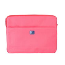 Oxford Young Proof B-Case Funda para Portatiles hasta 14" - RPET Reciclado - Bolsillo Frontal con Cremallera - Acolchado y Suave - 350x265x28mm - Color Sandia