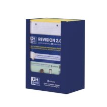 Oxford Expositor con 10 Packs de 30 FlashCards 2.0 - Formato A5 - Cuadricula 5x5mm - Cartulina de 250g - Digitalizacion de Textos con App - Color Amarillo