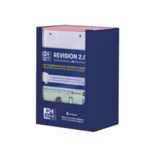 Oxford Expositor con 10 Packs de 30 FlashCards 2.0 - Formato A5 - Cuadricula 5x5mm - Cartulina de 250g - Digitalizacion de Textos con App - Color Rosa
