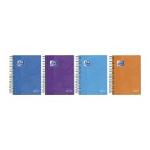 Oxford School Agenda Escolar con Espiral - Catalan - Tapa de Plastico - Formato Octavo - Dia Pagina - Colores Surtidos