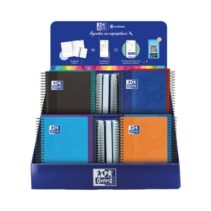 Oxford Expositor de Sobremesa con 38 Agendas Escolares - Castellano y Euskera - 3 Modelos Diferentes - Facilitar la Exhibicion del Producto - Colores Surtidos