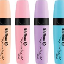 Pelikan Textmarker 490 Pack de 6 Marcadores Fluorescentes Pastel - Ergonomico - No Traspasa el Papel - Colores Surtidos