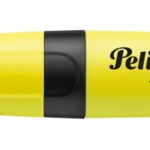 Pelikan Textmarker 490 Marcador Fluorescente - Blister - Ergonomico - Base de Agua - Punta Biselada con 3 Anchos de Trazo - Color Amarillo