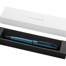 Pelikan Jazz Noble Boligrafo Retractil - Trazo de 1mm - Mecanismo de Giro - Recambio 337M Azul - Estuche de Regalo - Color Aguamarina