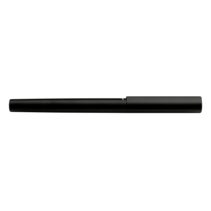 Pelikan Ineo Pluma Estilografica - Punta M - Caja Metalica - Aluminio Anodizado Satinado - Forma de Gota Antivuelco - Incluye Recambio - Color Negro