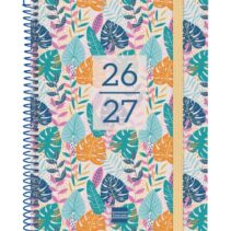 Finocam Secundaria Agenda Escolar 26/27 en Catalan - Semana Vista Horizontal - Formato 4º - 155x212mm - Tapas de Polipropileno - Papel de 80g/m2 - Espiral - Esquinas Microperforadas - Multicolor