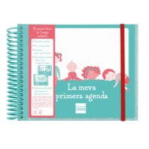 Finocam Infantil.2 Agenda sin Fechar en Catalan - 1 Dia por Pagina - 160x130mm - Tapas de Polipropileno - Papel de 90g/m2 - Espiral de Plastico - Cierre con Goma - Color Turquesa