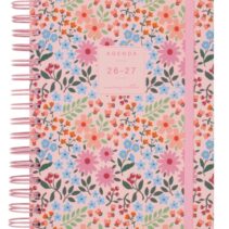 Finocam Moniquilla Agenda Escolar 26/27 en Catalan - 1 Dia por Pagina - Formato E10 - 155x212mm - Tapa Dura - Papel de 80g/m2 - Espiral Metalica - Multicolor