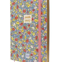 Finocam Mara Agenda de Tapa Flexible Internacional - 18 Meses - Semana Vista Vertical - Formato Y10 - 140x204mm - Papel de 80g/m2 - Esquinas Microperforadas - Cierre con Goma - Multicolor