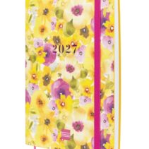 Finocam Dotted Agenda de Tapa Flexible Internacional - 16 Meses - Semana Vista Horizontal - Formato Y10 - 140x204mm - Papel de 80g/m2 - Esquinas Microperforadas - Cierre con Goma - Multicolor