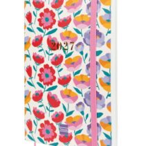Finocam Dotted Agenda de Tapa Flexible Internacional - 16 Meses - Semana Vista Horizontal - Formato Y10 - 140x204mm - Papel de 80g/m2 - Esquinas Microperforadas - Cierre con Goma - Multicolor
