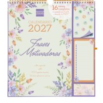 Finocam Sep Calendario de Pared - 16 Meses - Mes Vista - Formato Plus - 215x325mm - Espiral Doble Metalica - Papel de 140g/m2 - Espacio para Notas - Anilla Portaboligrafo - Multicolor