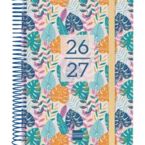 Finocam Secundaria Agenda Escolar 26/27 - 1 Dia por Pagina - Formato 4º - 155x212mm - Tapas de Polipropileno - Papel de 80g/m2 - Espiral Metalica - Esquinas Microperforadas - Multicolor