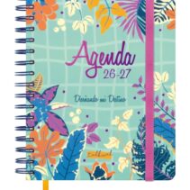 Finocam Talkual Agenda Escolar 26/27 - 1 Dia por Pagina - Formato 4º - 155x217mm - Tapa Dura - Papel de 80g/m2 - Espiral Metalica - Multicolor