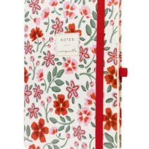 Finocam Moniquilla Cuaderno de Tapa Dura - 72 Hojas - Formato A5 - 148x210mm - Papel Crema de 80g/m2 - Liso - Bolsillo Interior - Cierre con Goma - Hojas Microperforadas - Multicolor