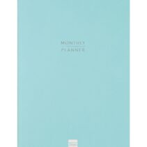 Finocam Haiku Planificador sin Fechar - Internacional - Mes Vista - Formato Y11 - 165x240mm - Papel de 95g/m2 - Hojas con Punteado - 16 Meses - Color Azul